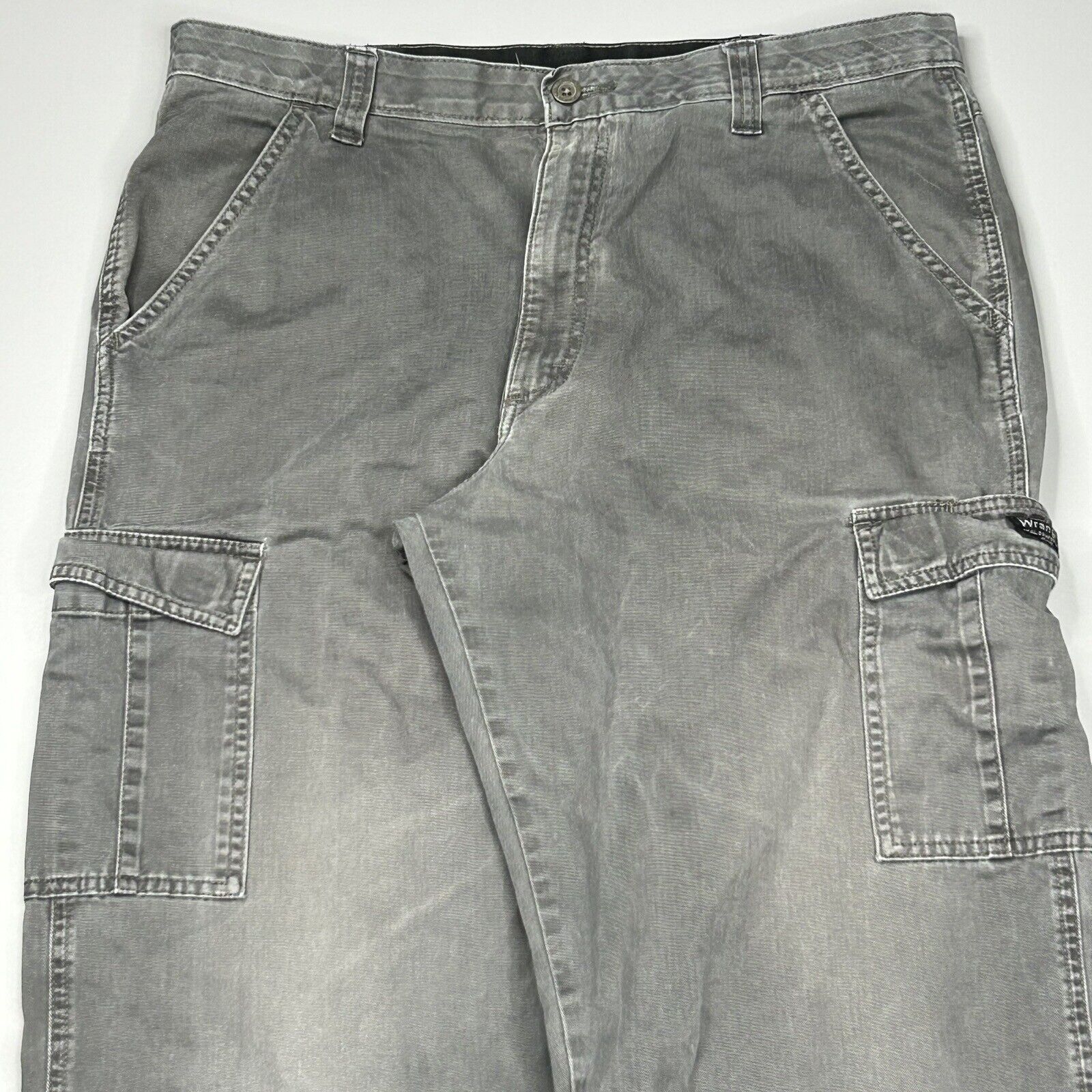 Wrangler Cargo Pants Mens 36x32 Relaxed Fit Authe… - image 2