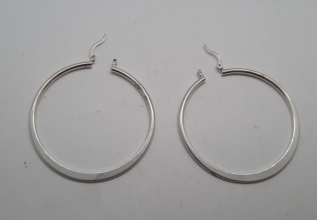 925 Sterling Silver Hoop Earrings - image 2