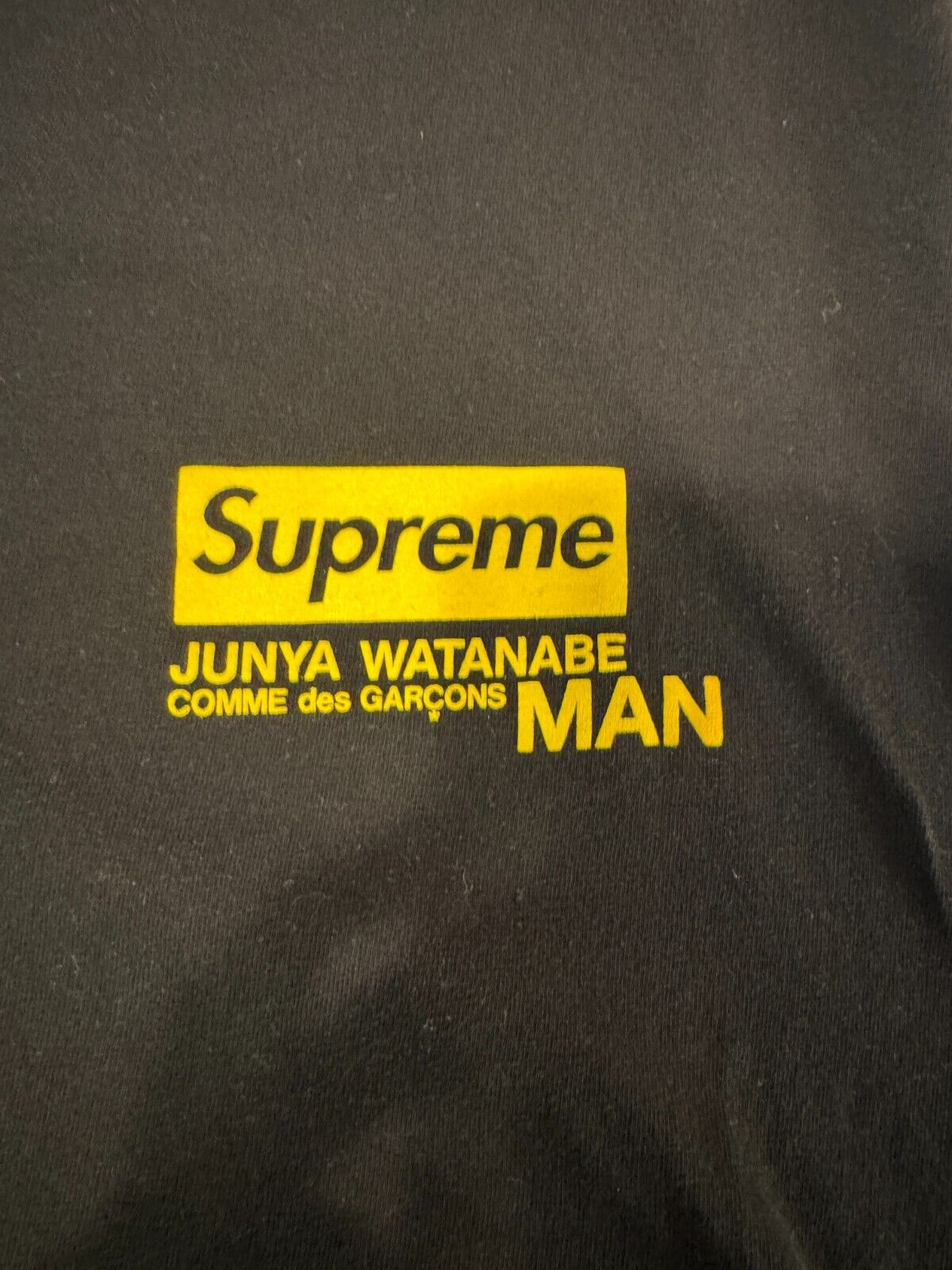 Supreme X Junya Watanabe CDG Man Nature Black Tee… - image 5