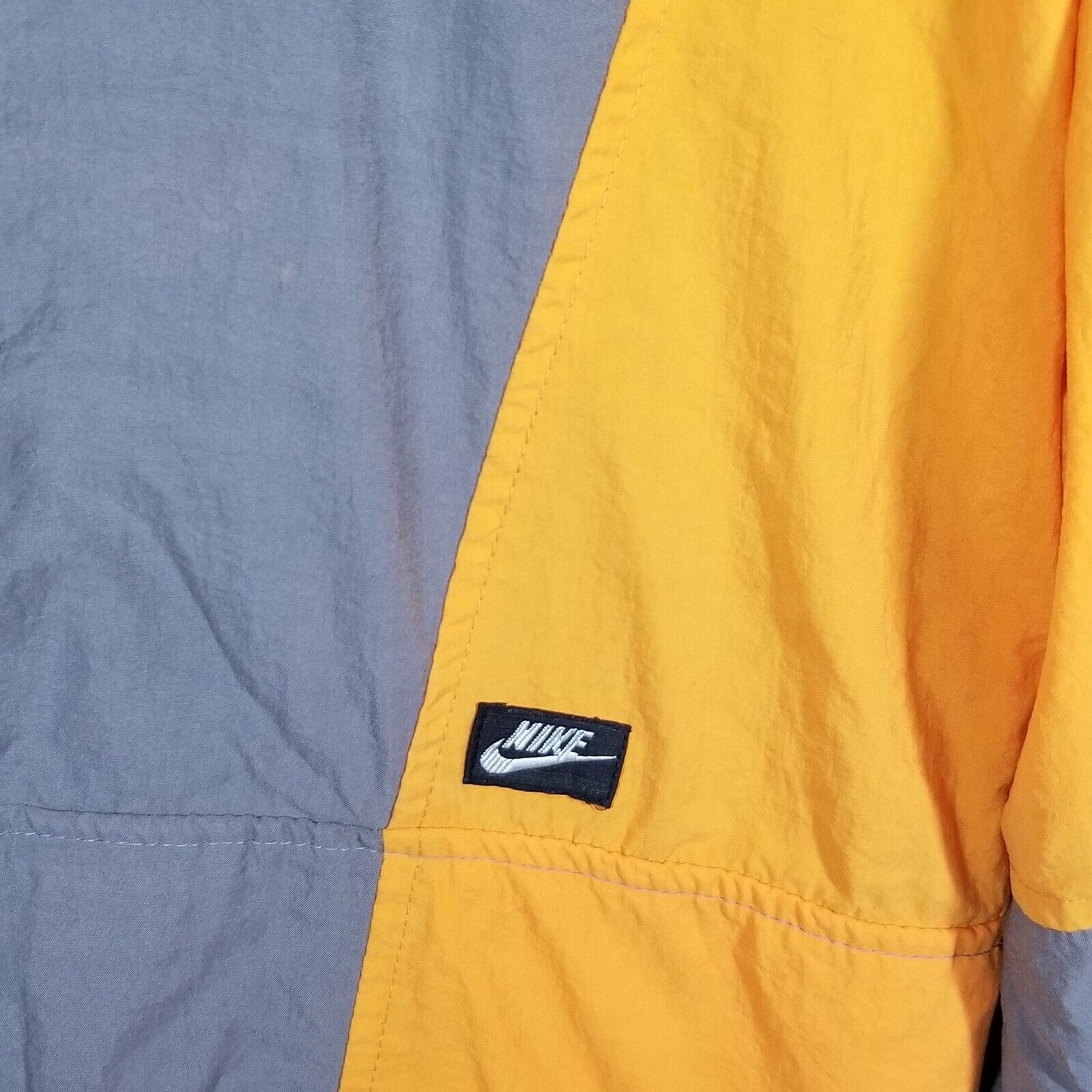 Vintage 90s Nike Windbreaker Large Silver Tag Col… - image 2