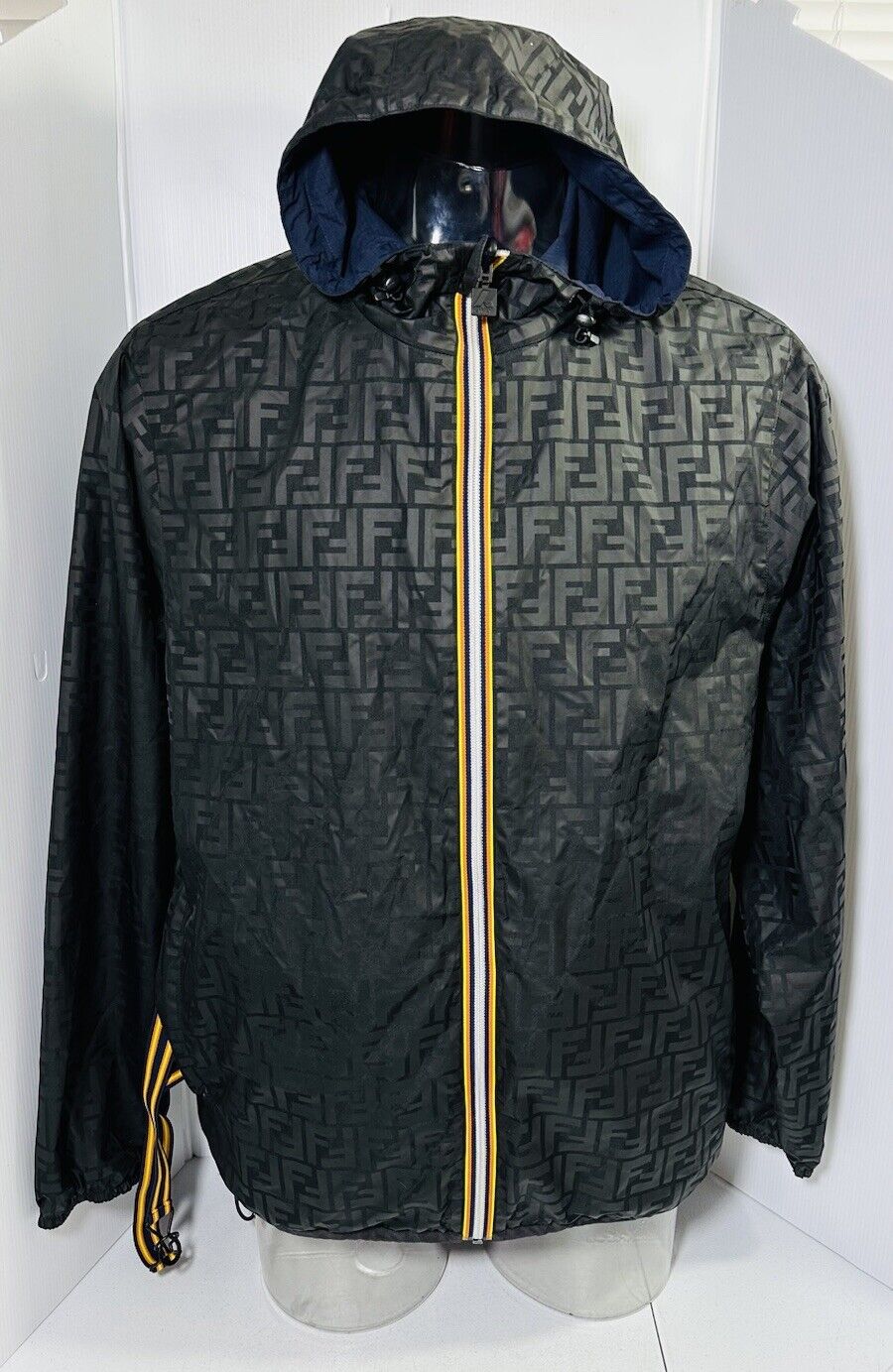 Fendi Monogram K-Way Reversible Jacket  Size L - image 1