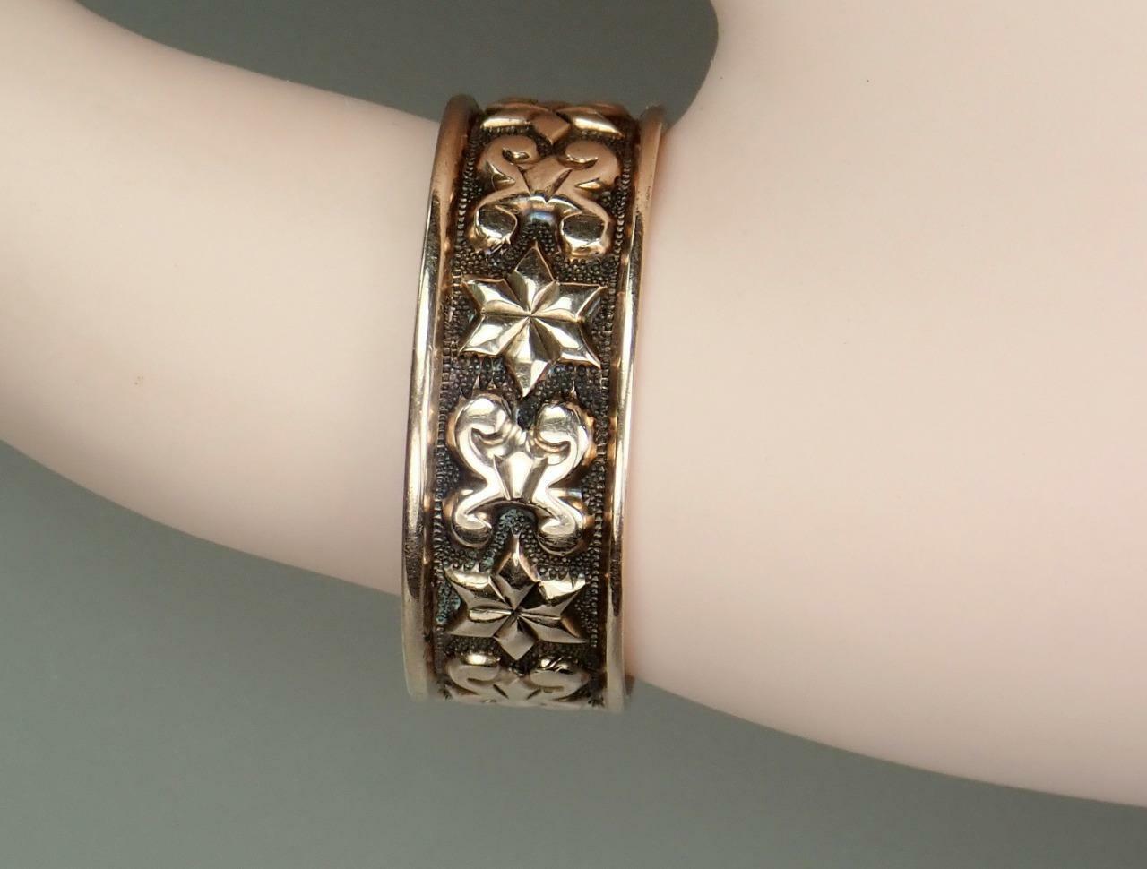 Fabulous Large Antique Victorian 10K Rose Gold 8.… - image 11