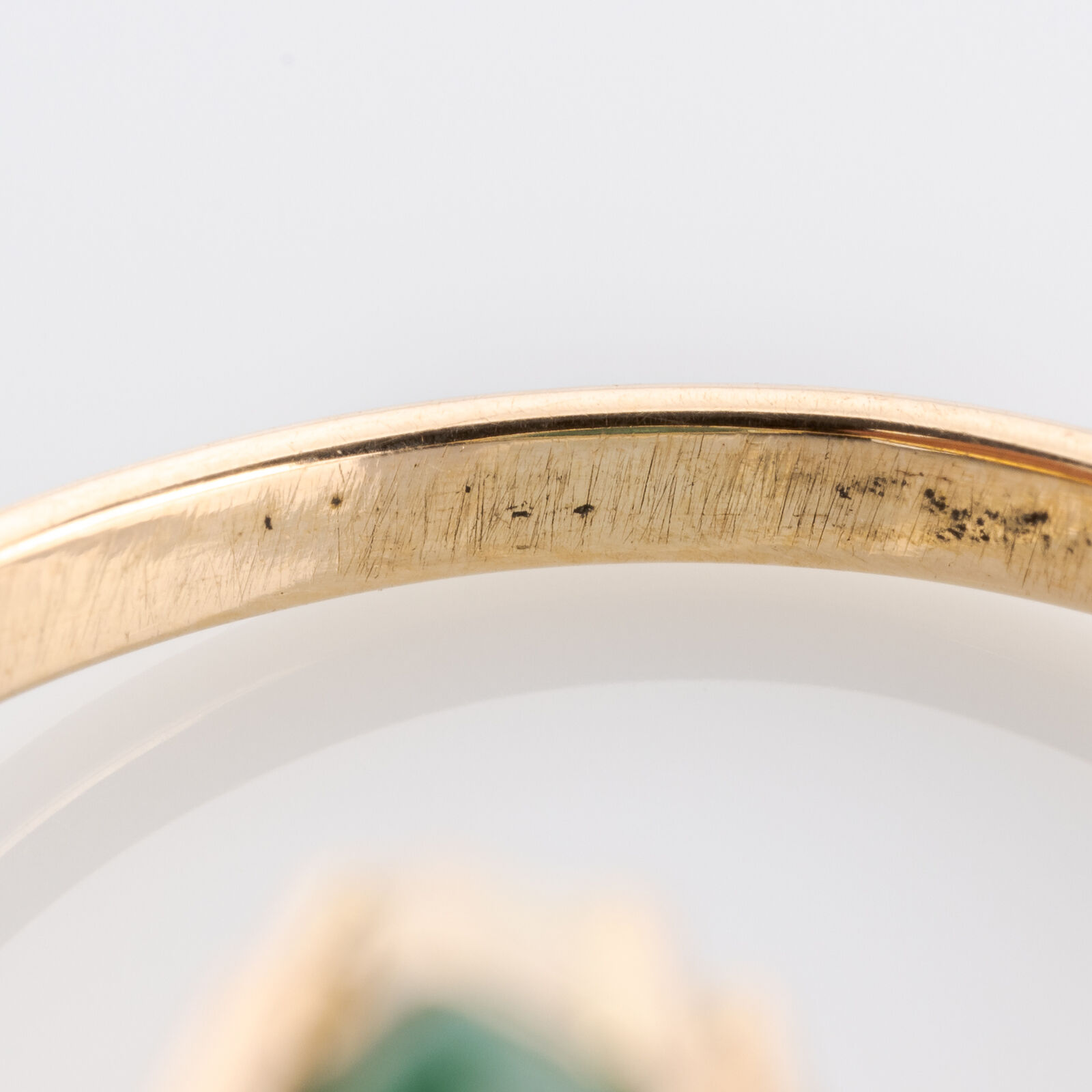 Ring (14k gold) with an emerald - image 6