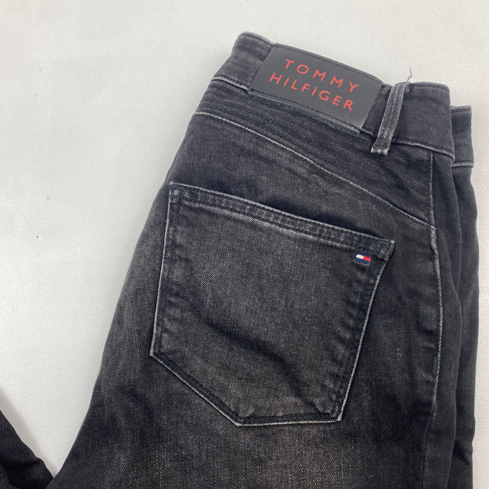 Tommy Hilfiger Women’s Black Denim Motorcycle Ski… - image 2