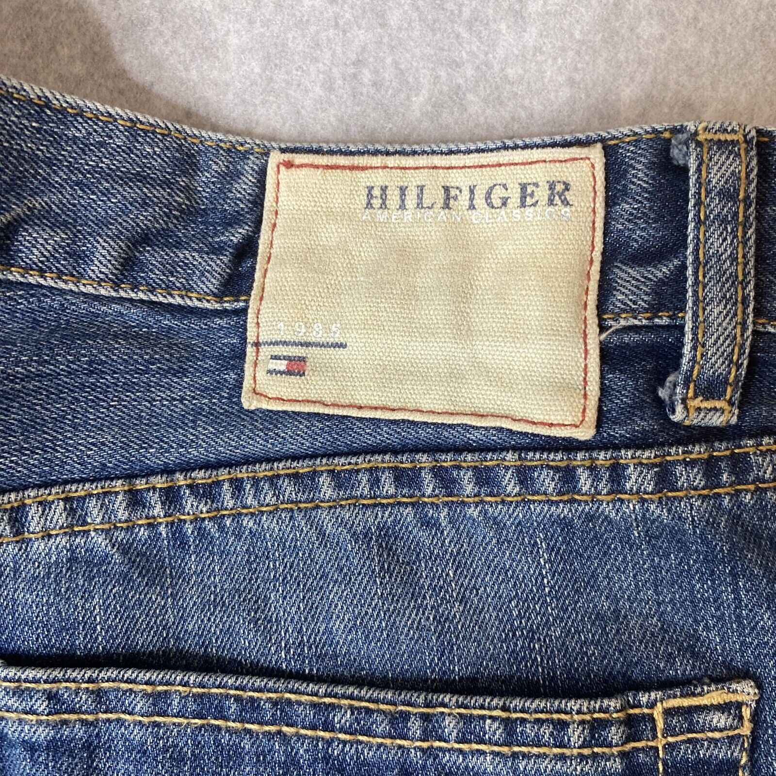 Tommy Hilfiger Premium Denim Blue Jeans Mens 32x3… - image 9