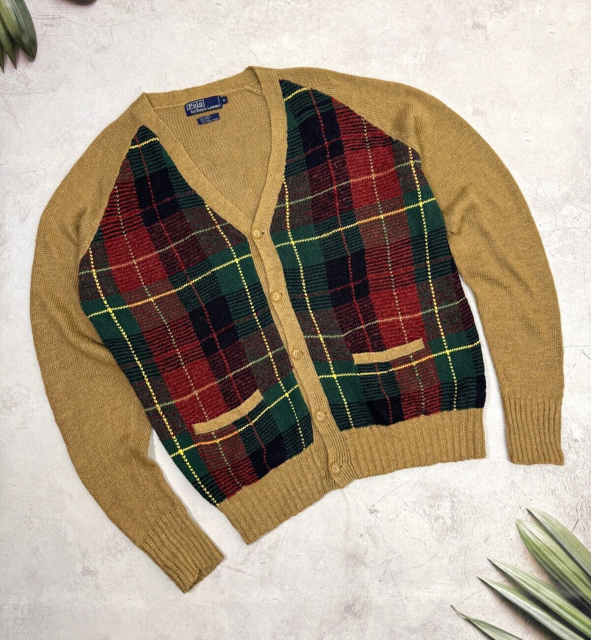 Vintage Polo Ralph Lauren Knit Cardigan Aztec Cou… - image 2