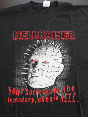 2002 HELLRAISER Your Suffering will be Legendary T