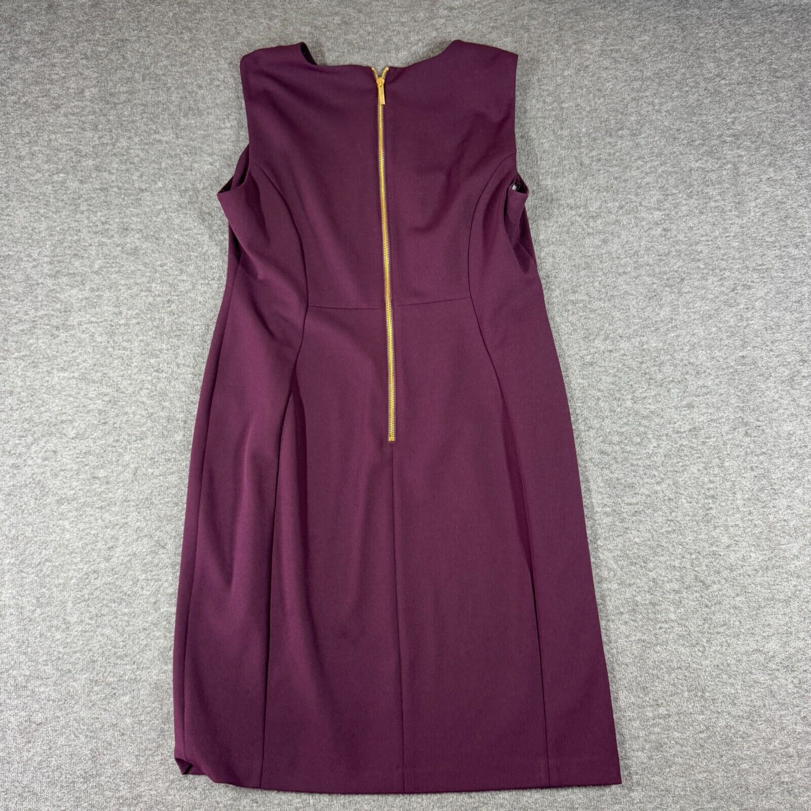 Calvin Klein Sheath Dress Womens 16 Purple Sleeve… - image 10