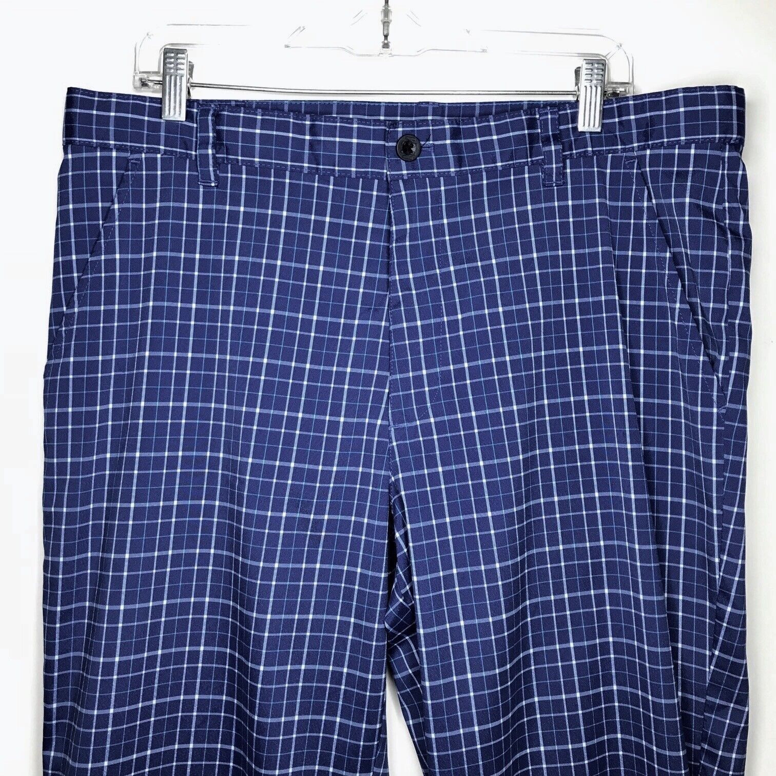 Izod Golf Mens Plaid Pants Stretch Performance Bl… - image 3