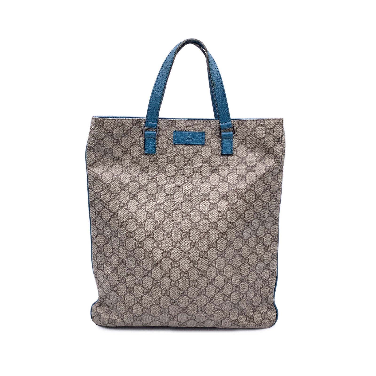 Authentic Gucci Beige GG Monogram Canvas Tote Sho… - image 1