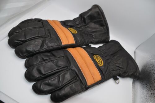 Vintage Bates Motorcycle Riding Leather Gloves In… - image 1