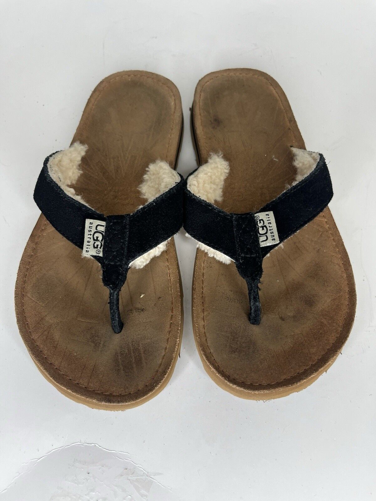 Ugg Australia Sandals Flip Flops Women Size 8W Bl… - image 7