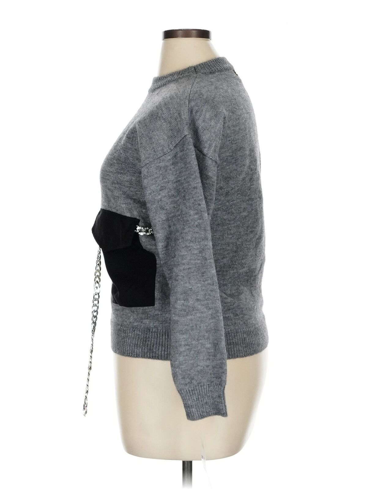 Assorted Brands Women Gray Pullover Sweater XL - image 4