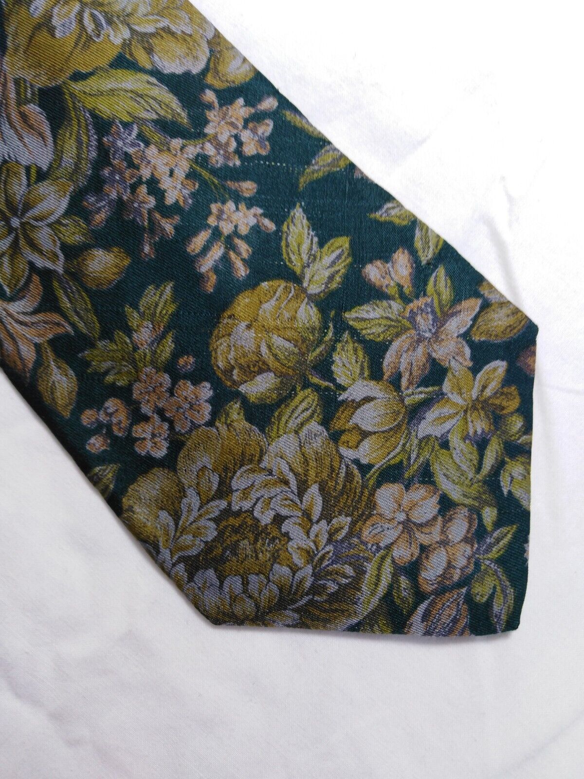 TRUSSARDI 100% SILK TIE SETA CRAVATTA NECKTIE VIN… - image 2