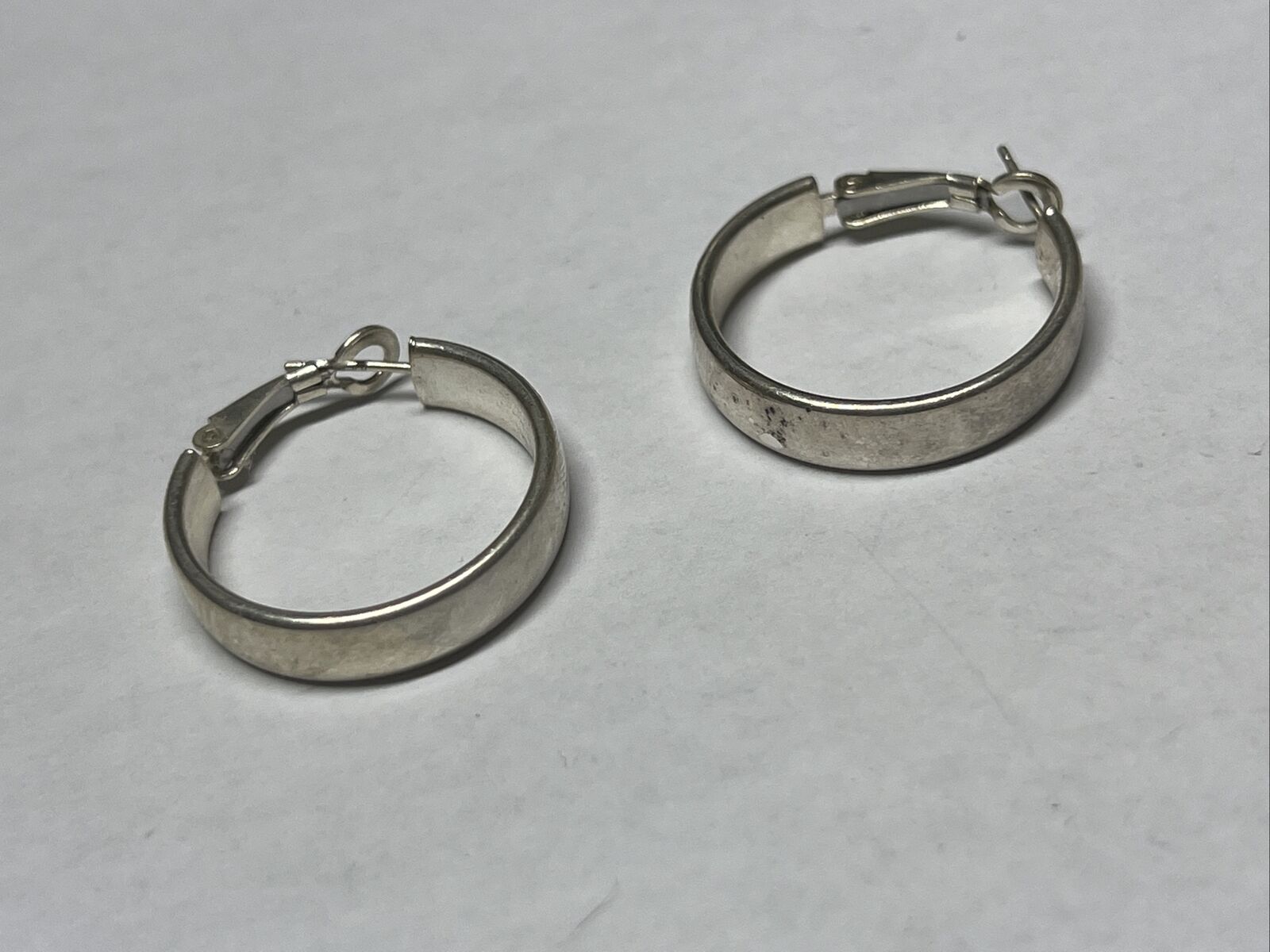 JCM Sterling Silver 925 Hoop Earrings - image 3