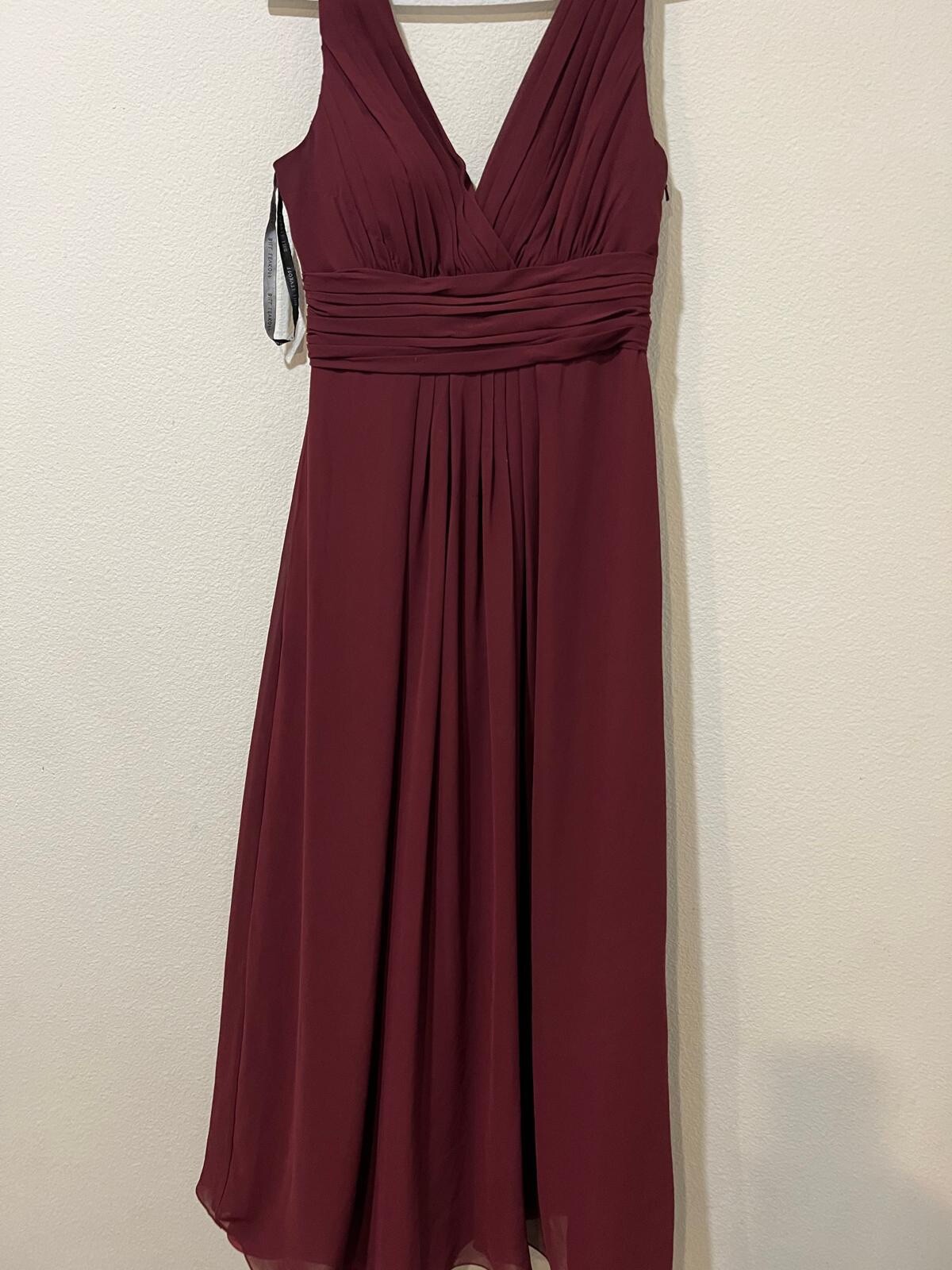 Bill Levkoff Bridesmaid Dress size 8 Eggplant Pur… - image 3