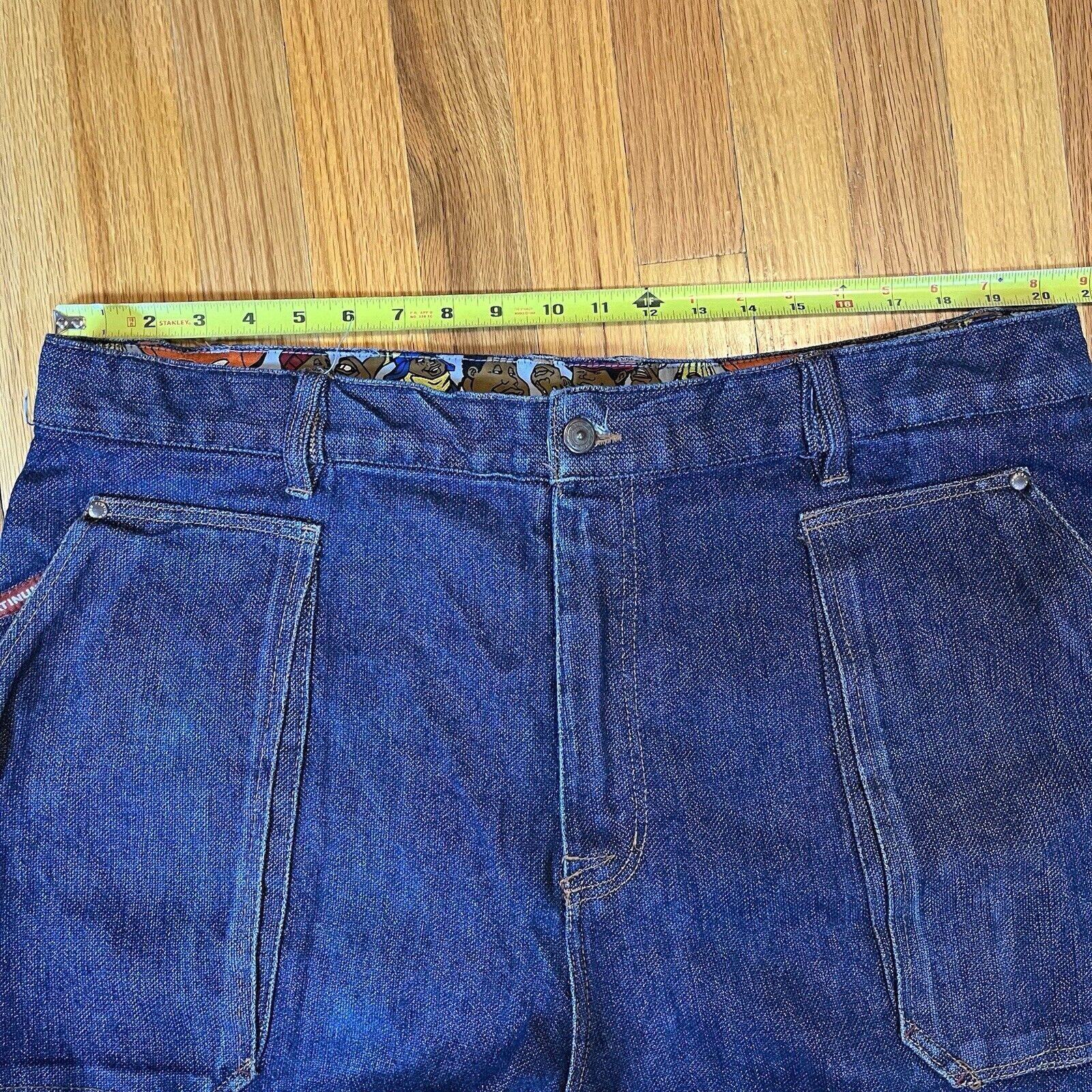 Vintage Y2K Fat Albert Fubu 42” Jeans + XL Denim … - image 3