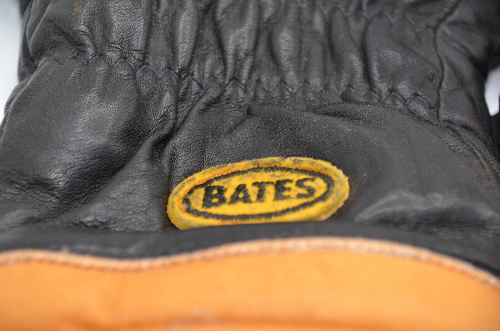 Vintage Bates Motorcycle Riding Leather Gloves In… - image 17