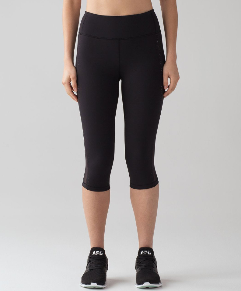 Lululemon Smooth Stride Crop Black Size 2 Stylish… - image 12