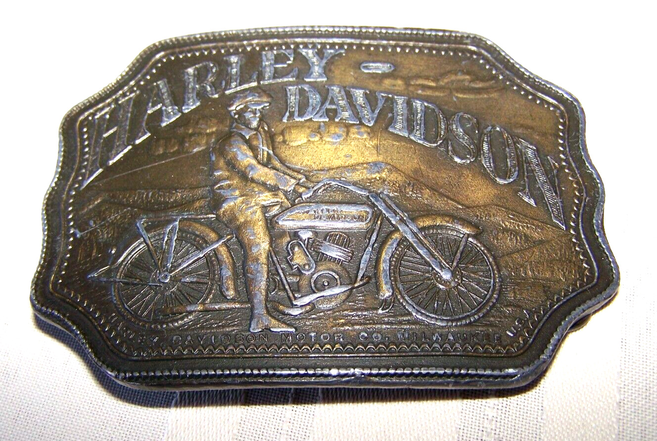 HARLEY DAVIDSON BELT BUCKLE "VINTAGE MOTORCYCLE R… - image 3