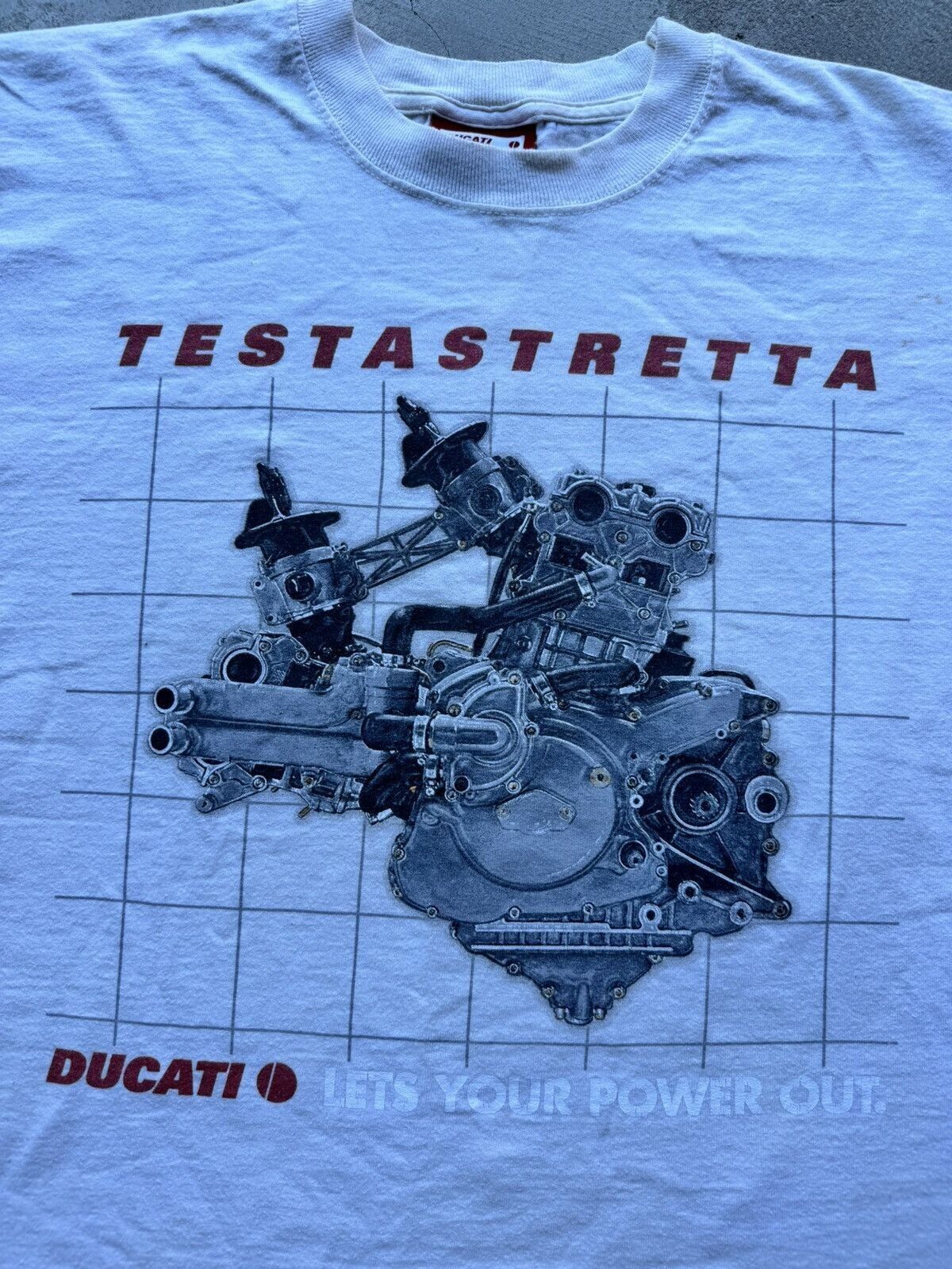 Vintage 90s Ducati MOTO Racing Streetwear T-shirt - image 2