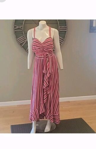 Anthropologie Maeve Gabriela Rufffle Maxi Dress In