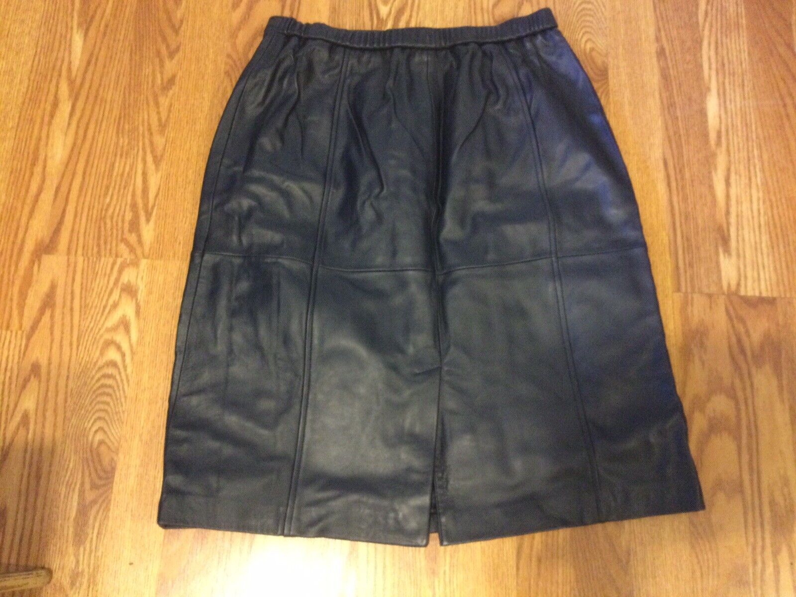 Pamela McCoy Leather Skirt BLK. Size Large - image 2