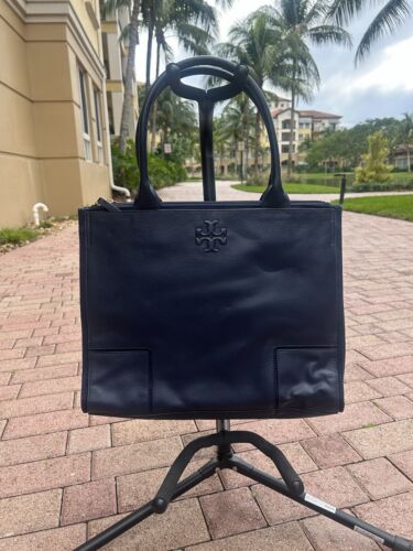 Tory Burch Navy Blue Large Purse/Tote Lightly Used