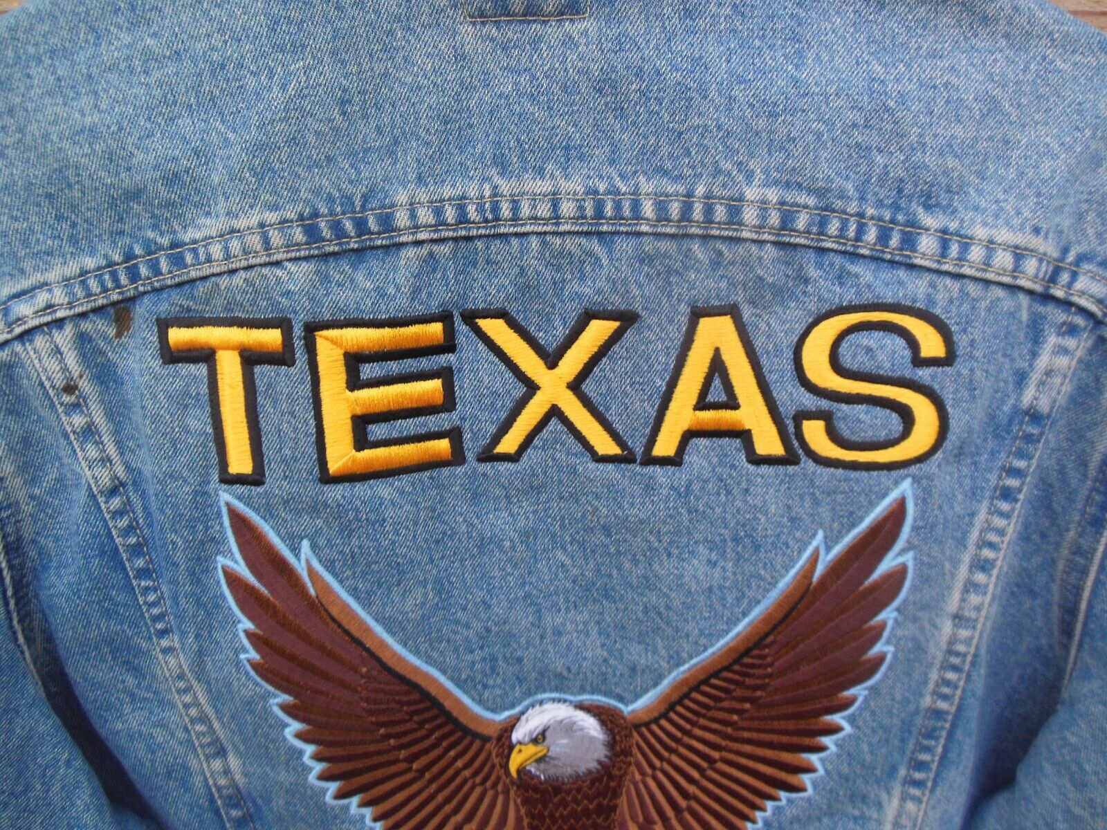 Vintage Lee Dungarees Biker Medium " TEXAS " The … - image 12