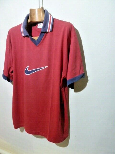 Nike Mens Vintage 90s Big centre Swoosh Logo  V-n… - image 3