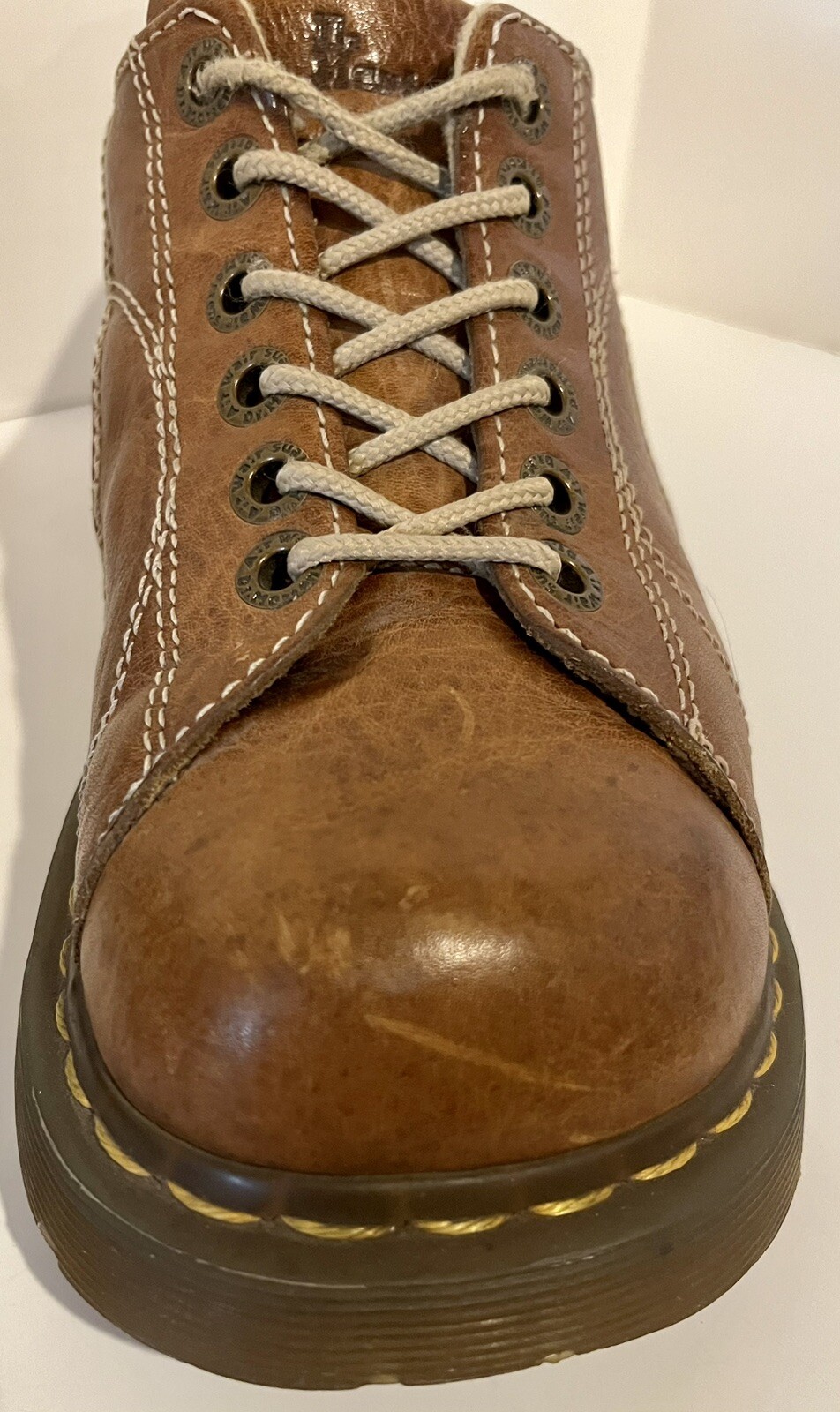 RARE VTG Dr. Martens Vtg Brown Floral Embossed 12… - image 16