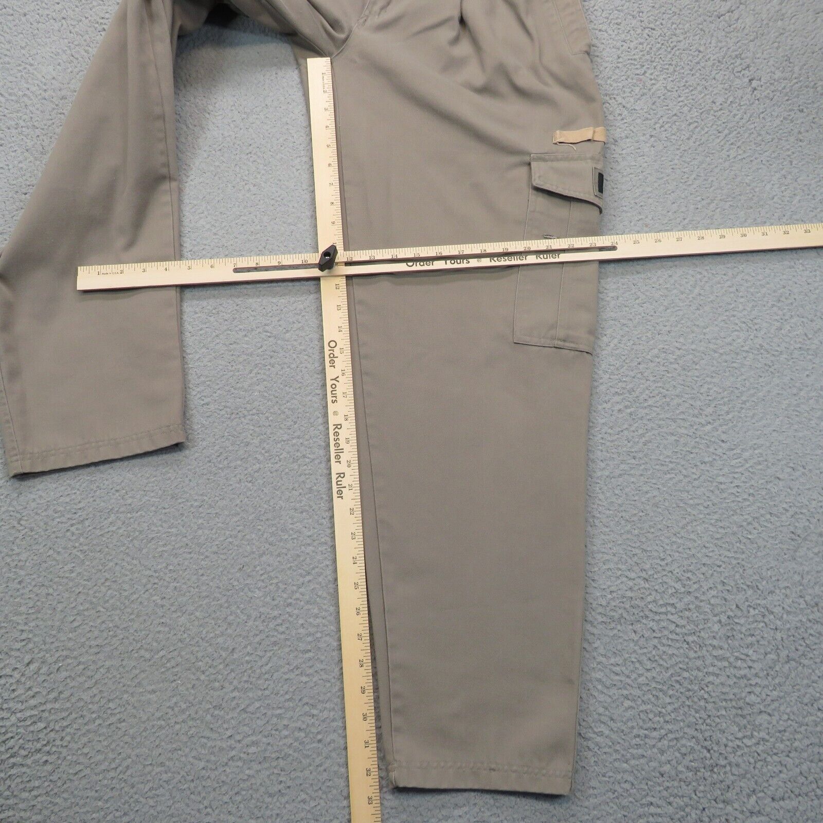 VTG Bugle Boy Pants Men 32 Baggy Parachute Milita… - image 15