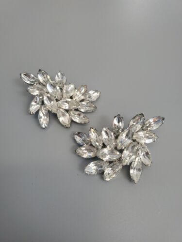 Weiss Signed Vintage Estate Large Rhinestone Clip 