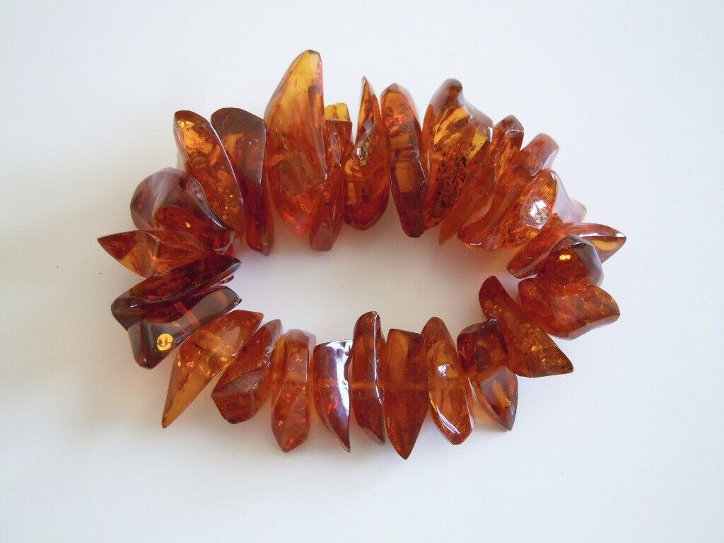 Amber Bracelet Honey Natural Amber 61.1 g - image 1