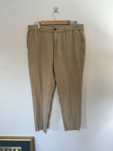 Banana Republic Linen Blend Pants Athletic Fit 34x