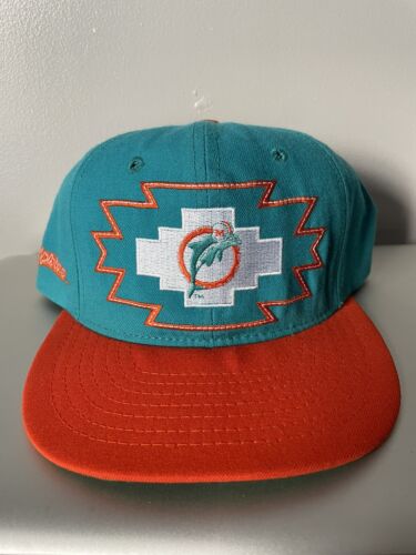 Vintage 90’s Roman Miami Dolphins Native American… - image 1