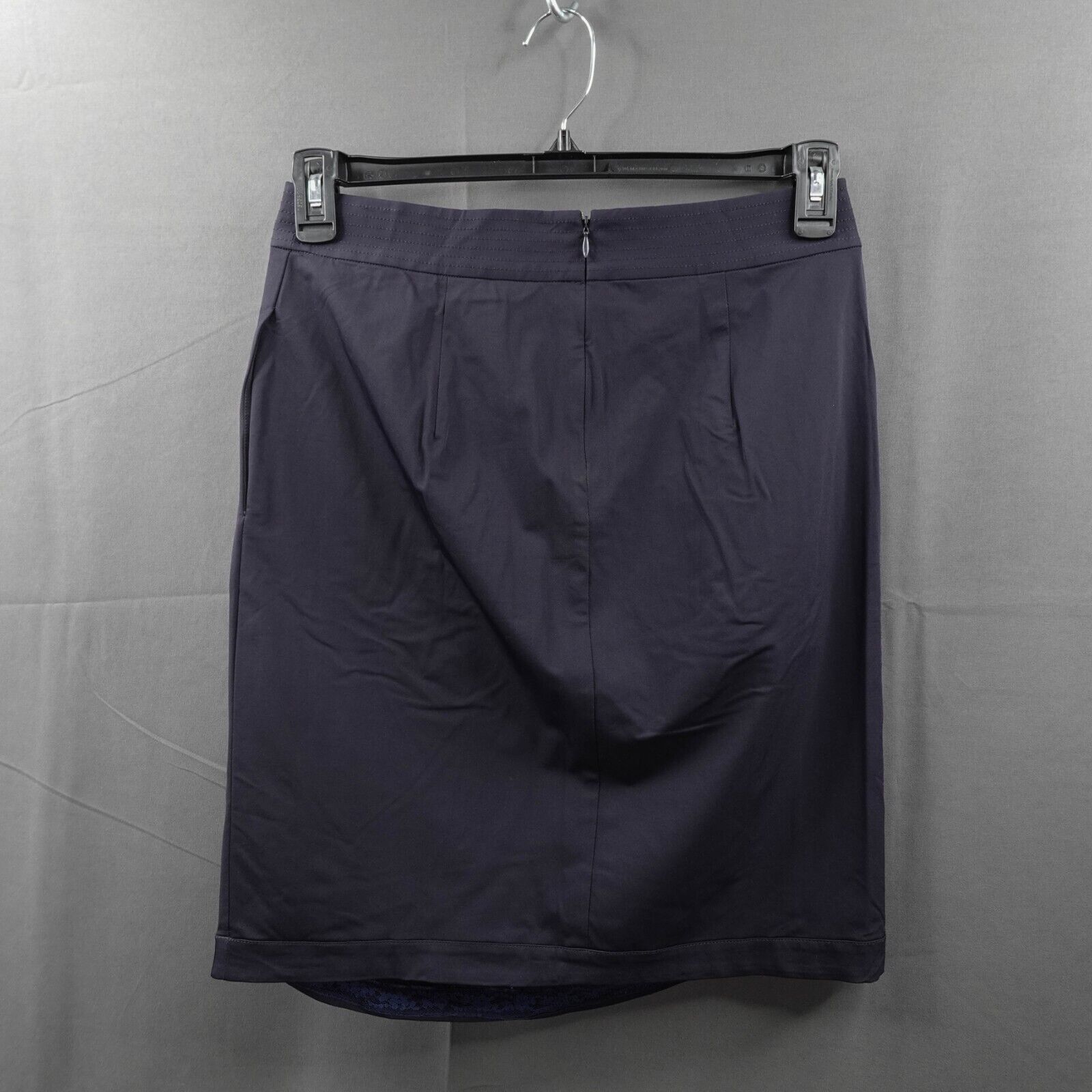 Diane von Furstenberg Womens Skirt 10 Blue Draped… - image 3