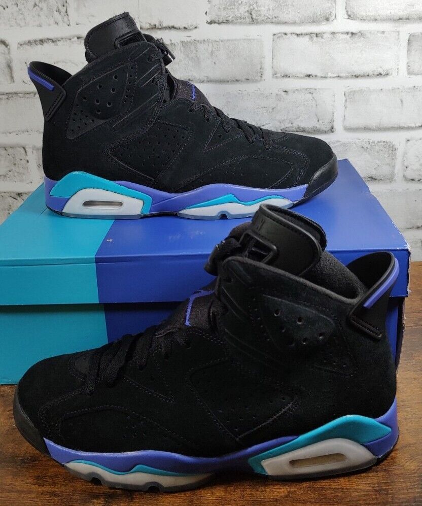 Nike Air Jordan 6 Retro Black Concord Aqua CT8529… - image 1