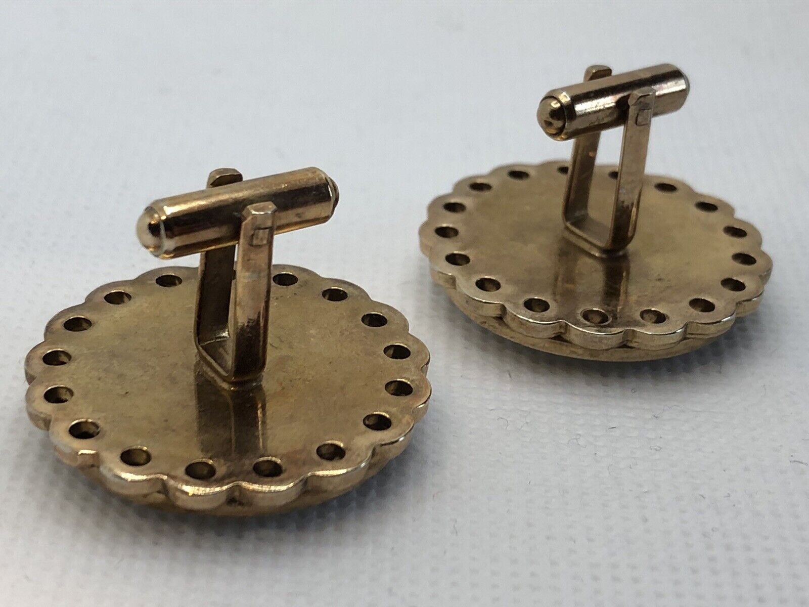 VINTAGE Cufflinks Made With Antique Swiss Watch F… - image 8