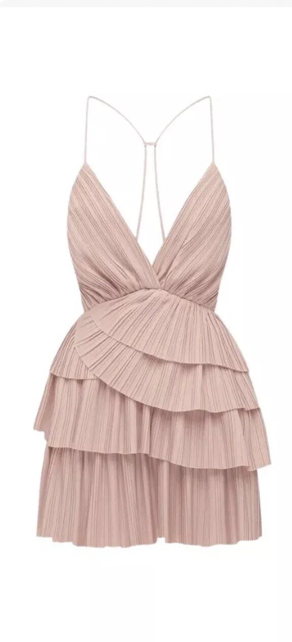 Alice McCall Don’t Be Shy Dress, Pink/Nude, Size … - image 3