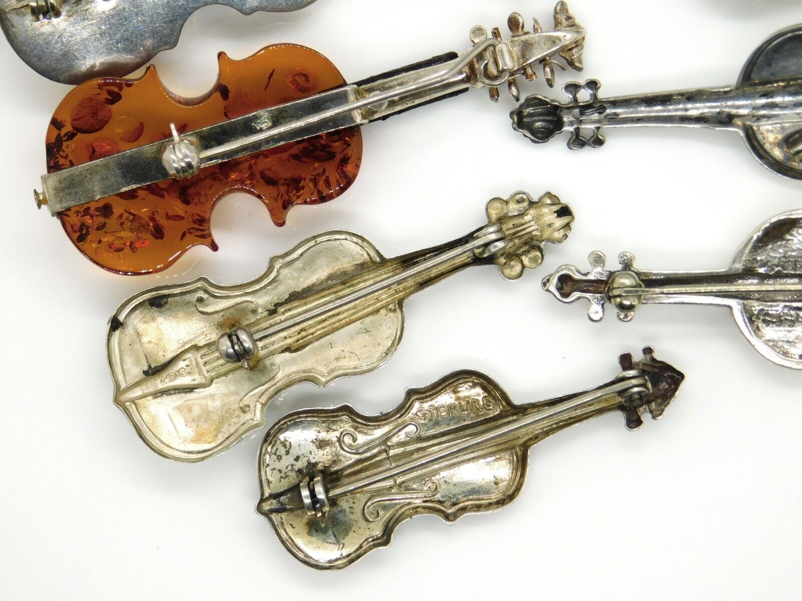 Collection of 7 925 Sterling Silver Violin String… - image 10