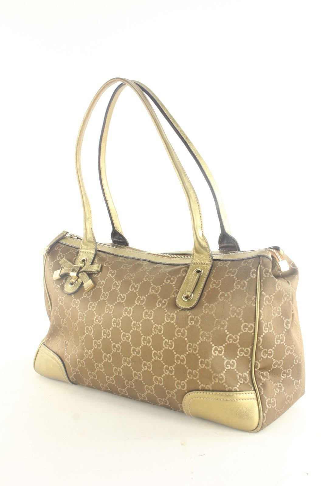 Gucci Rare Metallic Bronze Gold Shoulder Bag  3GK… - image 2