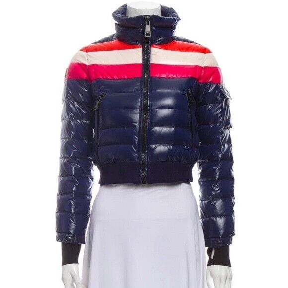 SAM striped down jacket new york womans x small - image 7