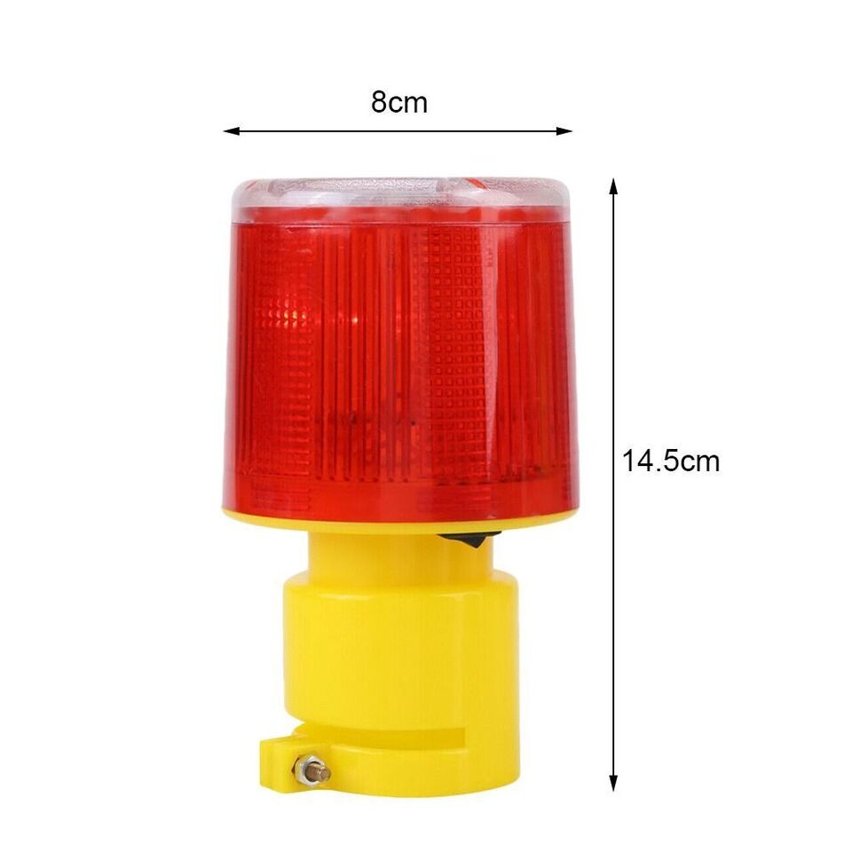 Traffic Security Super bright Signal Lamp LED Caution Light Solar ...