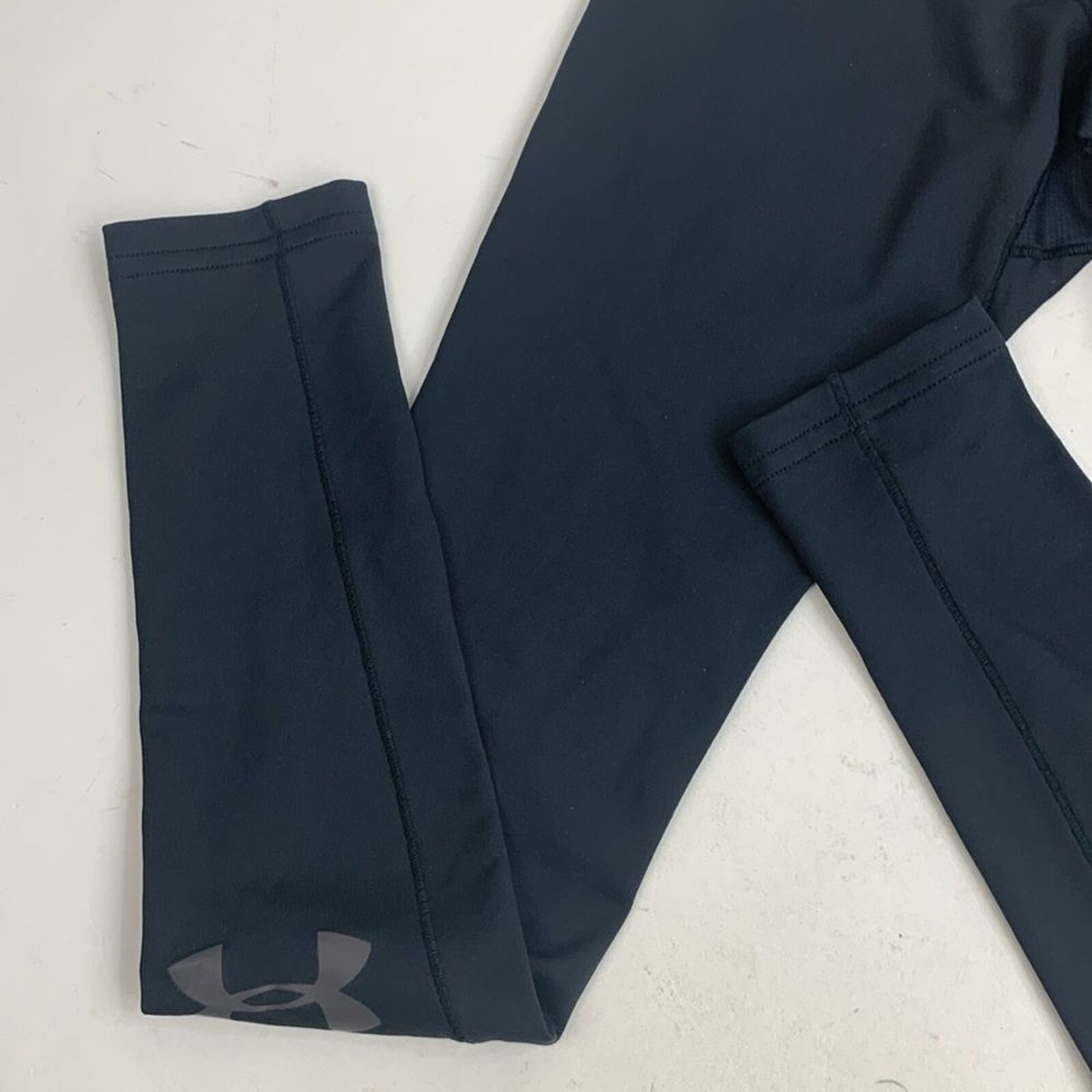 Under Armour Compression Leggings Size Medium Bla… - image 4