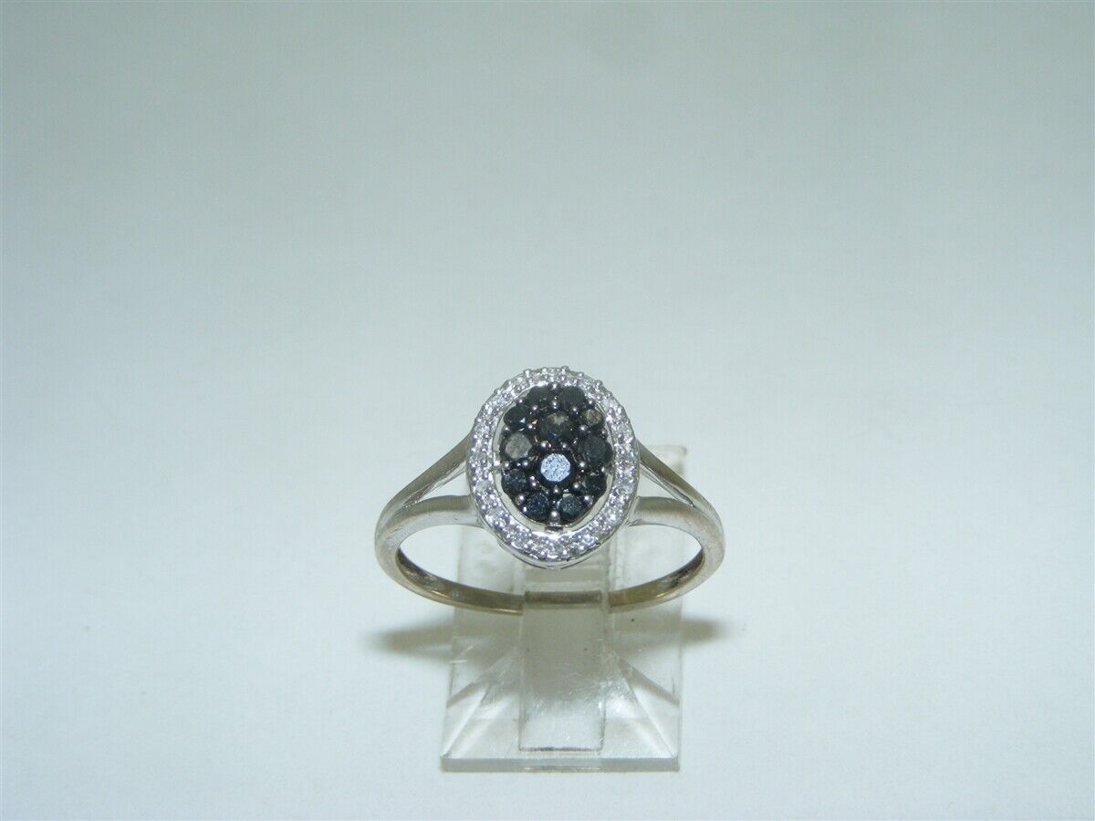 10k White Gold Diamond Ring - image 1