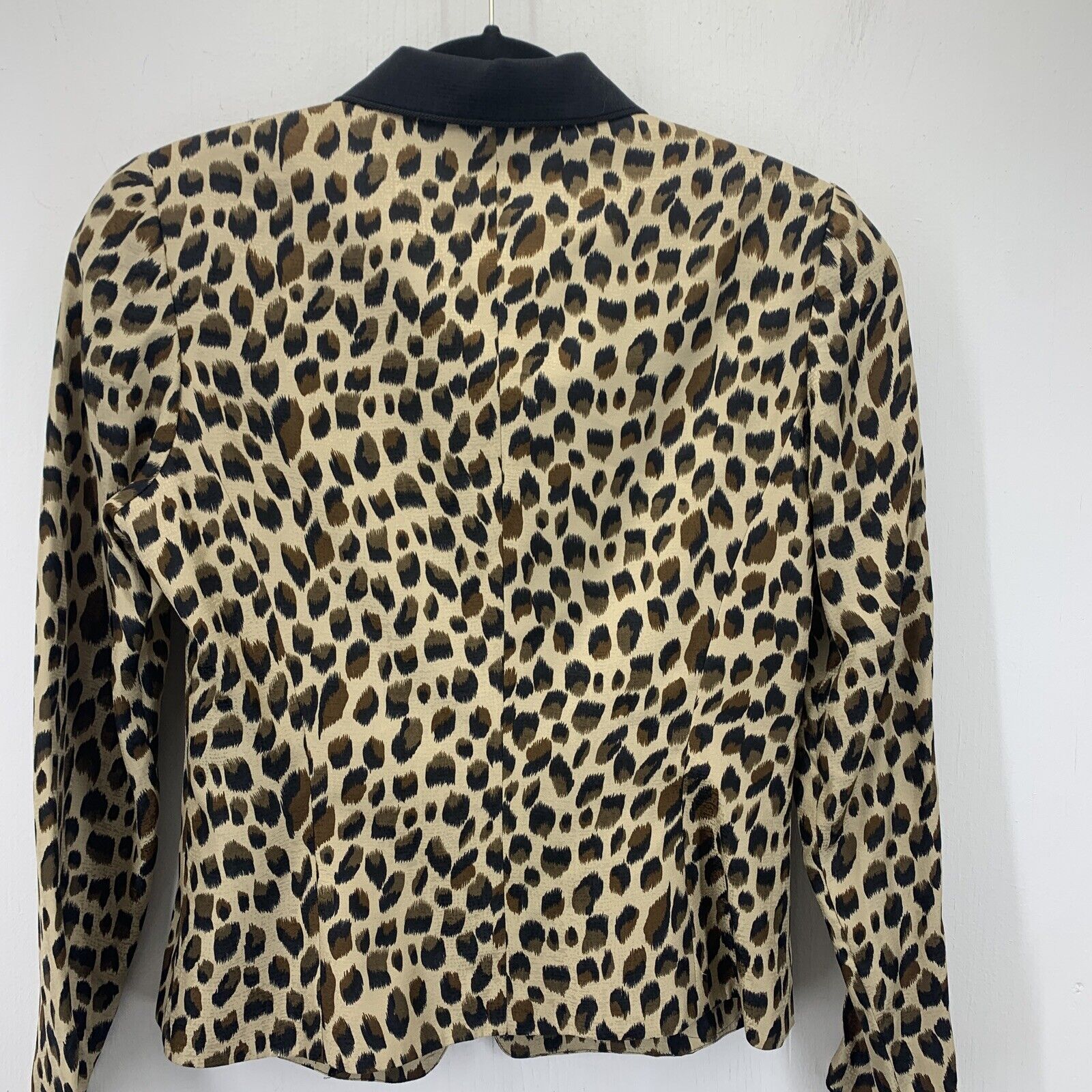 Adrianna Papell Womens 6 Safe Silk Blouse Animal … - image 11