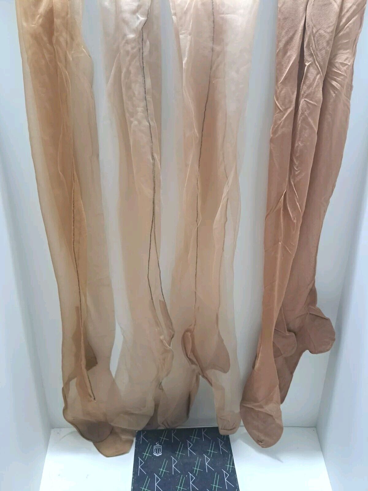 Vintage 40s Rollins Runstop Hosiery Stockings 10 … - image 2