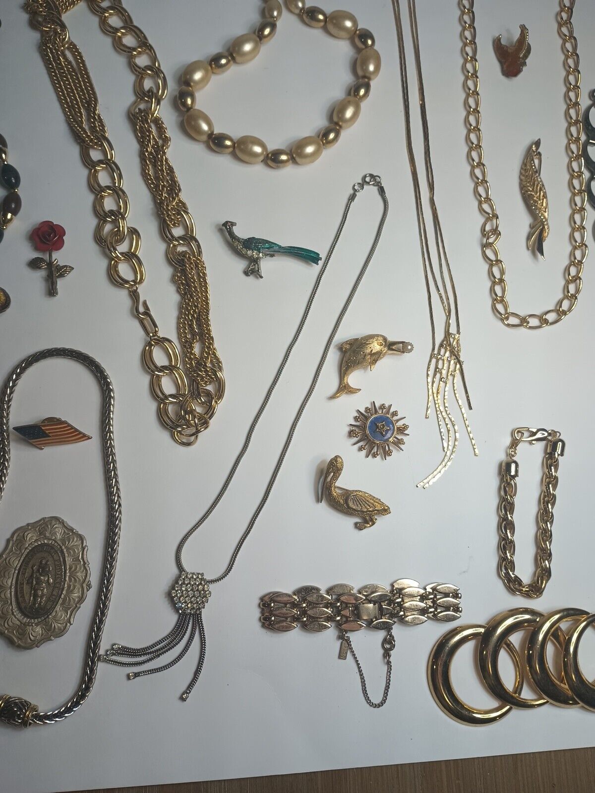 Vintage Mixed Lot Of Jewelry 30 Pieces Necklaces,… - image 6