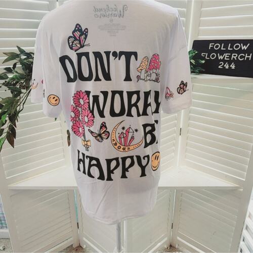 DONT WORRY BE HAPPY WEEKEND WARRIER TEE SIZE MED - image 1